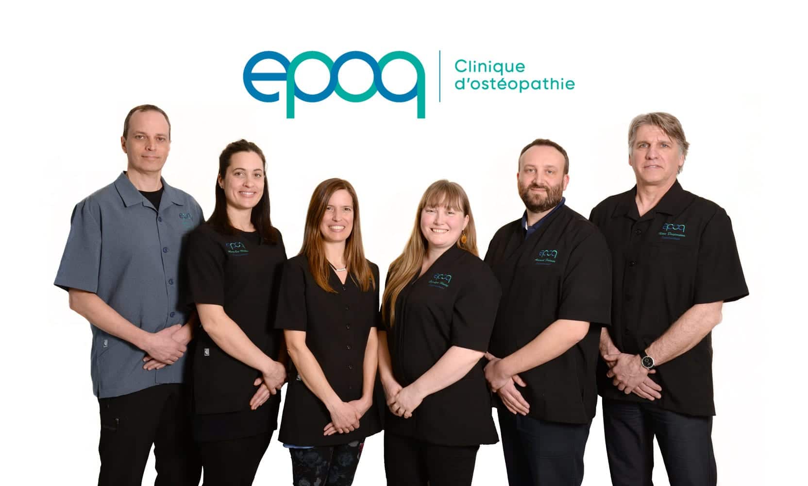 L'équipe de la clinique d'ostéopathie